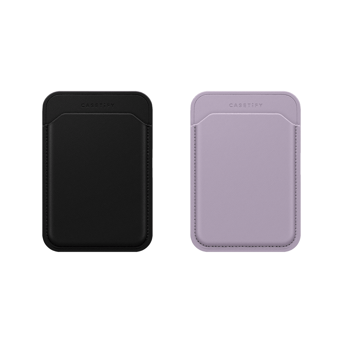 Snappy Wallet Duo Set - BioVeg Wallet MagSafe Compatible (Black x1 + Lilac/Green x1) | Image 1