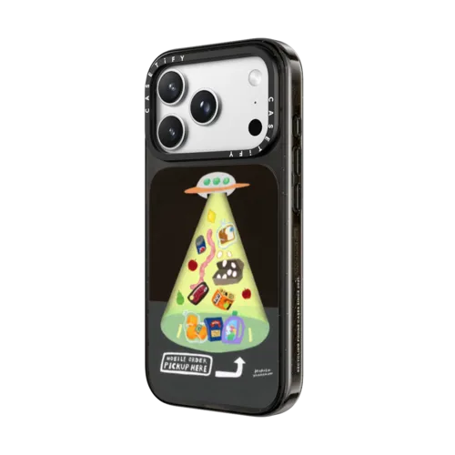 Customer From Space | iPhone 18 Pro Max / Impact Case MagSafe Compatible - Glossy / Glossy Black | Image 2