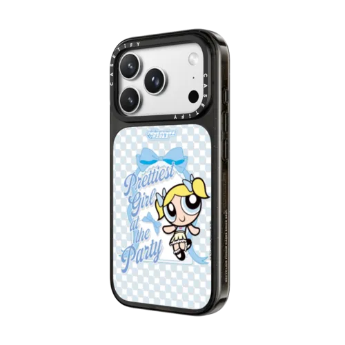 The Powerpuff Girls Phone Case - Bubbles | iPhone 18 Pro Max / Impact Case MagSafe Compatible - Glossy / Glossy Black | Image 2