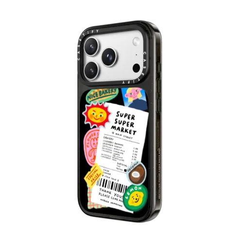 Receipt And Stickers | iPhone 18 Pro Max / Impact Case MagSafe Compatible - Glossy / Glossy Black | Image 2
