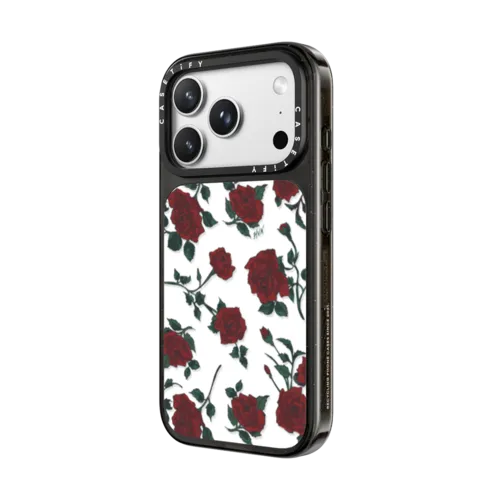 Rose Garden | iPhone 18 Pro Max / Impact Case MagSafe Compatible - Glossy / Glossy Black | Image 2