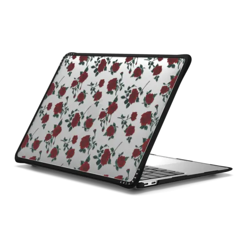 Rose Garden | MacBook Air 13-inch (M1 / Intel) / MacBook Impact Case / Black | Image 1