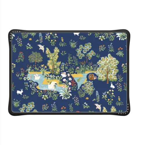 Garden Floral | MacBook Air 13-inch (M1 / Intel) / MacBook Impact Case / Black | Image 2