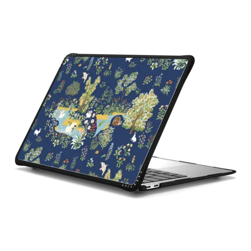 Garden Floral | MacBook Air 13-inch (M1 / Intel) / MacBook Impact Case / Black | Image 1
