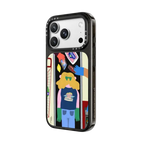 Super Tired | iPhone 18 Pro Max / Impact Case MagSafe Compatible - Glossy / Glossy Black | Image 2