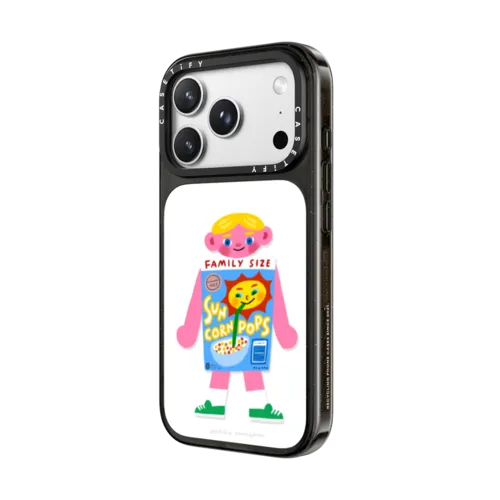 Cereal Boy | iPhone 18 Pro Max / Impact Case MagSafe Compatible - Glossy / Glossy Black | Image 2