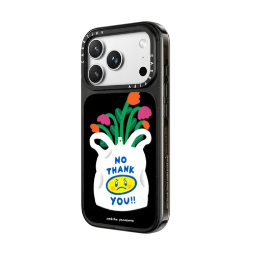 No Thank You Bag | iPhone 18 Pro Max / Impact Case MagSafe Compatible - Glossy / Glossy Black | Image 2