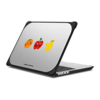 Orange Apple Banana | MacBook Pro 14-inch (M1 - M5) / MacBook Bounce Case / Black | Image 1