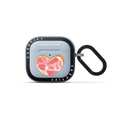 Ham Heart | AirPods 4 & 5 / Earbuds Bounce Case / Sky Blue | Image 1