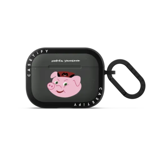 Pig Manager | AirPods Pro 3 / Earbuds Bounce Case / Matte Charcoal | Image 1