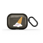 Melting Ice Cream | AirPods Pro 3 / Earbuds Impact Case / Black | Image 1