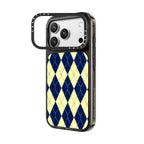 Butter Yellow Argyle