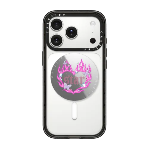 Fire Star | Snappy Grip Stand / Snappy Mirror Grip Stand MagSafe Compatible / Silver | Image 1