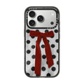 Knitted Polka Dot with Ribbon | Image 1