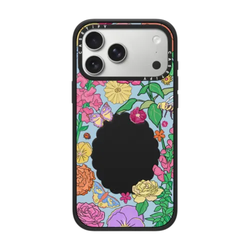 In the Garden Frame | iPhone 17 Pro Max / Impact Case MagSafe Compatible / Matte Black | Image 1