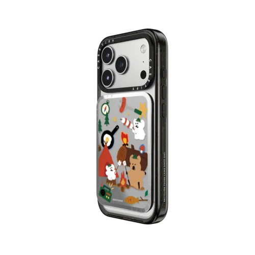 QUOKKA & BOBO CAMPING | Snappy Cardholder Stand / Snappy Mirror Cardholder Stand MagSafe Compatible / Silver | Image 2