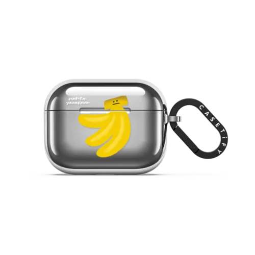 Bananas | AirPods Pro 3 / Earbuds Mirror Case / Silver | Image 1