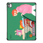 Shopping with a Dog | iPad Pro 13-inch (M4/M5) / iPad Impact Case / Black | Image 1