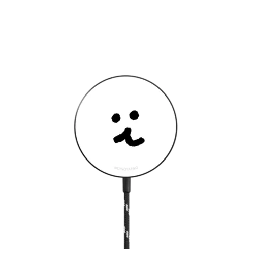 BOBO |   / PowerThru Magnetic Wireless Charger MagSafe Compatible / Black | Image 1