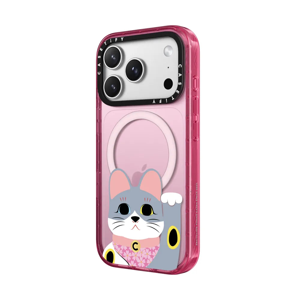 Waving Lucky Cat - Sakura