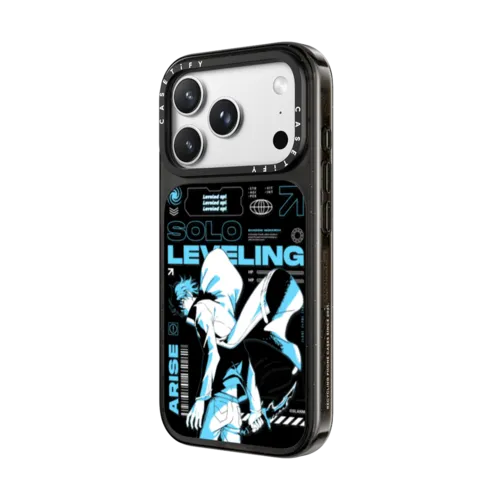 Solo Leveling Sung Jin Woo Medley Phone Case | iPhone 18 Pro Max / Impact Case MagSafe Compatible - Glossy / Glossy Black | Image 2