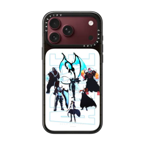 Solo Leveling Shadow Army Medley Phone Case | iPhone 18 Pro Max / Impact Case MagSafe Compatible - Glossy / Glossy Black | Image 1