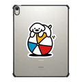Dog on the ball | iPad Air 13-inch (M2 - M4) / iPad Impact Case / Black | Image 1