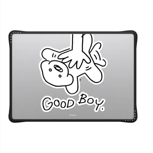 GOOD BOY. | MacBook Pro 14-inch (M1 - M5) / MacBook Impact Case / Black | Image 2