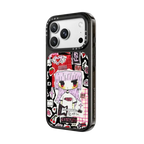 Pink Rock Collage | iPhone 18 Pro Max / Impact Case MagSafe Compatible - Glossy / Glossy Black | Image 2
