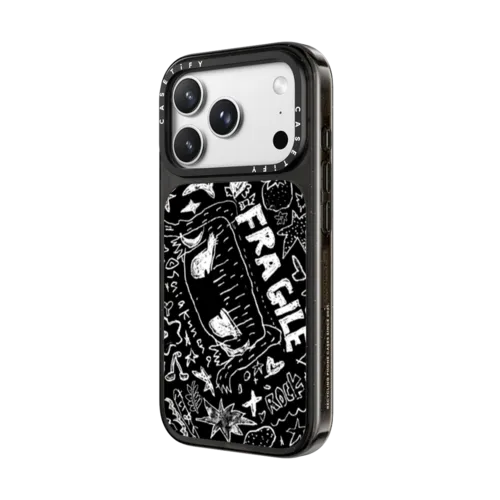 Fragile Black | iPhone 18 Pro Max / Impact Case MagSafe Compatible - Glossy / Glossy Black | Image 2