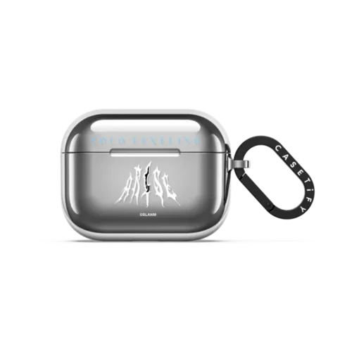Solo Leveling ARISE Now Earbuds Case | AirPods Pro 3 / Earbuds Mirror Case / Silver | Image 1
