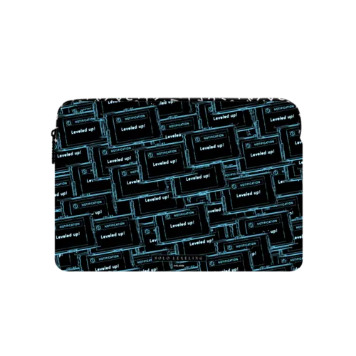 Solo Leveling Leveled Up Laptop Sleeve | Large (16") / Impact Laptop Sleeve / Multicolor | Image 1
