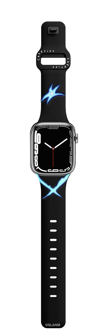 Solo Leveling Shadow TANK Watch Band | Apple Watch Series 7-9 (45mm) / Impact Band / Black | Image 1