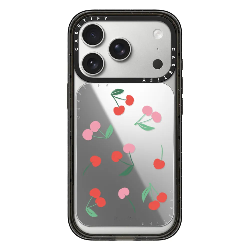 Meri Meri Cherries Pattern Snappy Cardholder Stand | Image 1