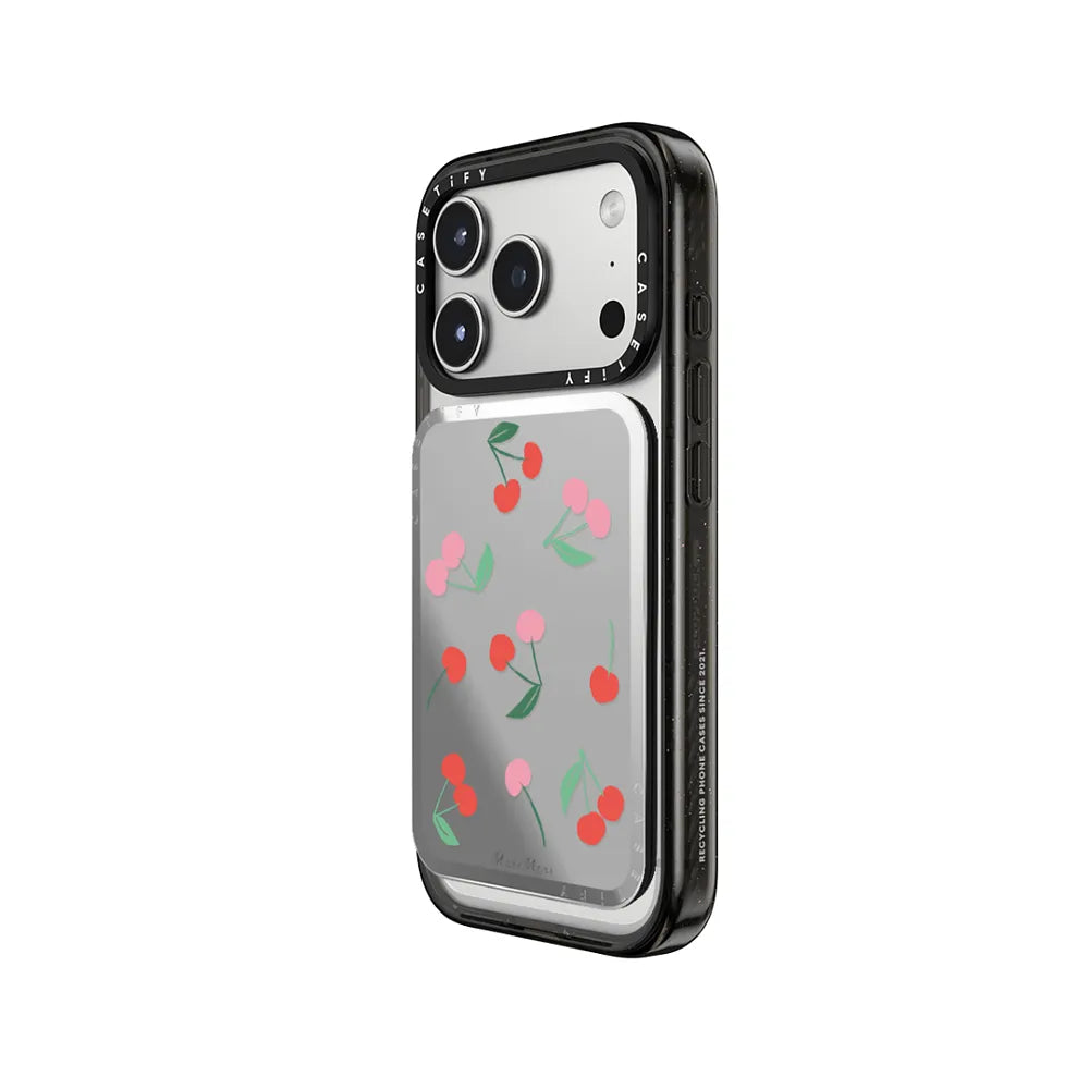 Meri Meri Cherries Pattern Snappy Cardholder Stand