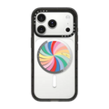 Meri Meri Rainbow Swirl Snappy Grip Stand | Snappy Grip Stand / Snappy Mirror Grip Stand MagSafe Compatible / Silver | Image 1