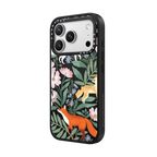 Fox Amongst the Flowers | iPhone 17 Pro Max / Impact Case MagSafe Compatible / Matte Black | Image 2