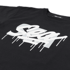 WDS x CASETiFY T-shirt Triple Name Main Logo Black L