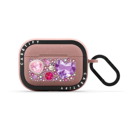 Bijoux Decoration | AirPods Pro 2 / Earbuds Bounce Case / Matte Dusty Rose | Image 1