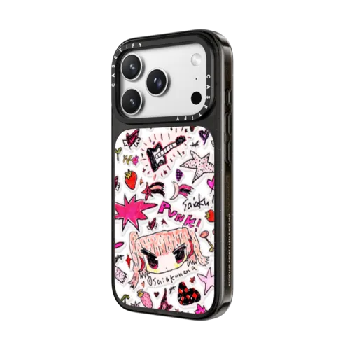 Kira Kira Rock | iPhone 18 Pro Max / Impact Case MagSafe Compatible - Glossy / Glossy Black | Image 2