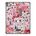 Pink Rock Collage | iPad Pro 13-inch (M4/M5) / iPad Impact Case / Black | Image 1