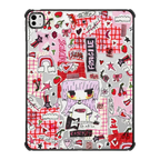 Pink Rock Collage | iPad Pro 13-inch (M4/M5) / iPad Impact Case / Black | Image 1