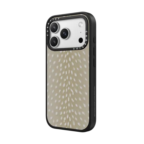 Fawn fur - Beige | iPhone 17 Pro Max / Impact Case MagSafe Compatible / Matte Black | Image 2