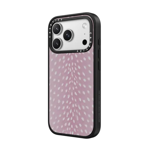 Fawn fur - Pink | iPhone 17 Pro Max / Impact Case MagSafe Compatible / Matte Black | Image 2
