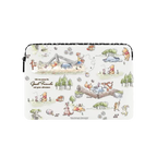 Winnie The Pooh Map Medley Laptop Sleeve | Large (16") / Impact Laptop Sleeve / Multicolor | Image 1