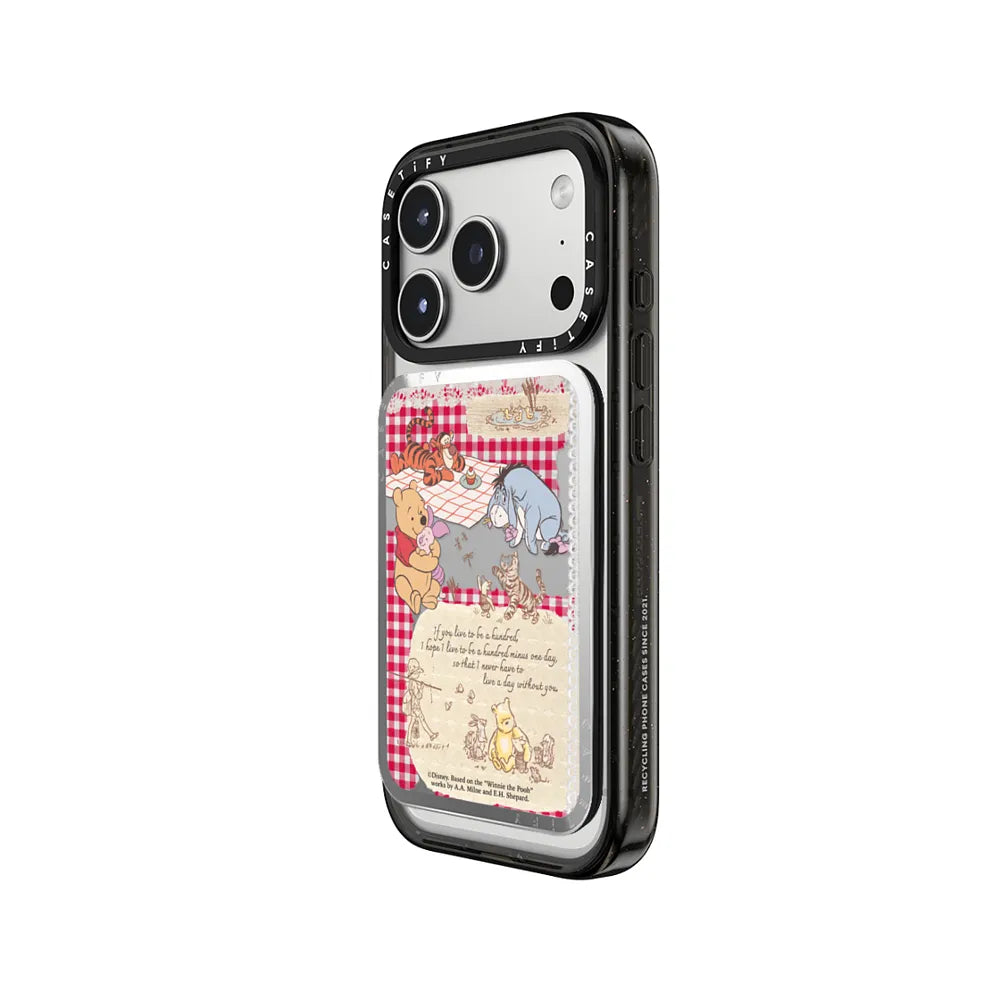 Winnie The Pooh MagSafe Mirror Picnic Collage Snappy Cardholder Stand