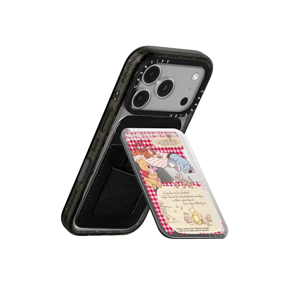 Winnie The Pooh MagSafe Mirror Picnic Collage Snappy Cardholder Stand