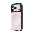 SMILE ON PHONE CASE (PINK) | iPhone 17 Pro Max / Mirror Case MagSafe Compatible / Silver on Black | Image 2