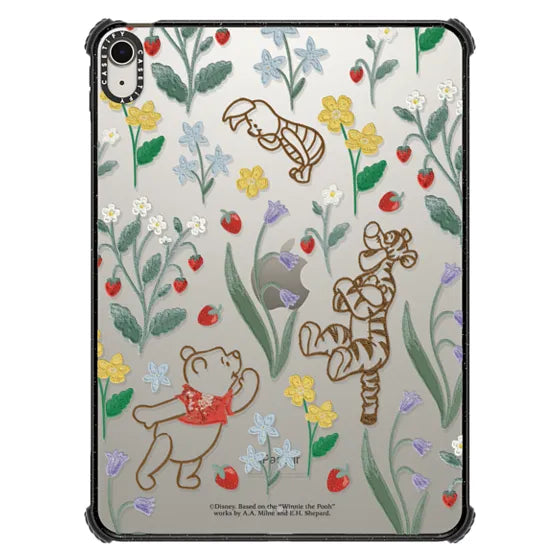 Winnie The Pooh Embroidered Floral Pattern Tablet Case | Image 1