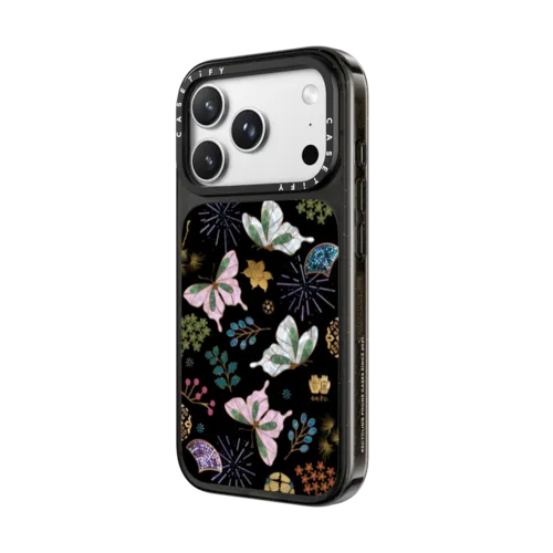 Lucky Butterfly Phone Case | iPhone 18 Pro Max / Impact Case MagSafe Compatible - Glossy / Glossy Black | Image 2